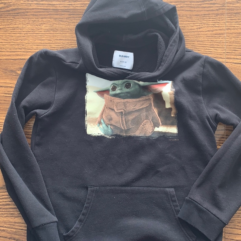 Boys Baby Yoda Hoodie
